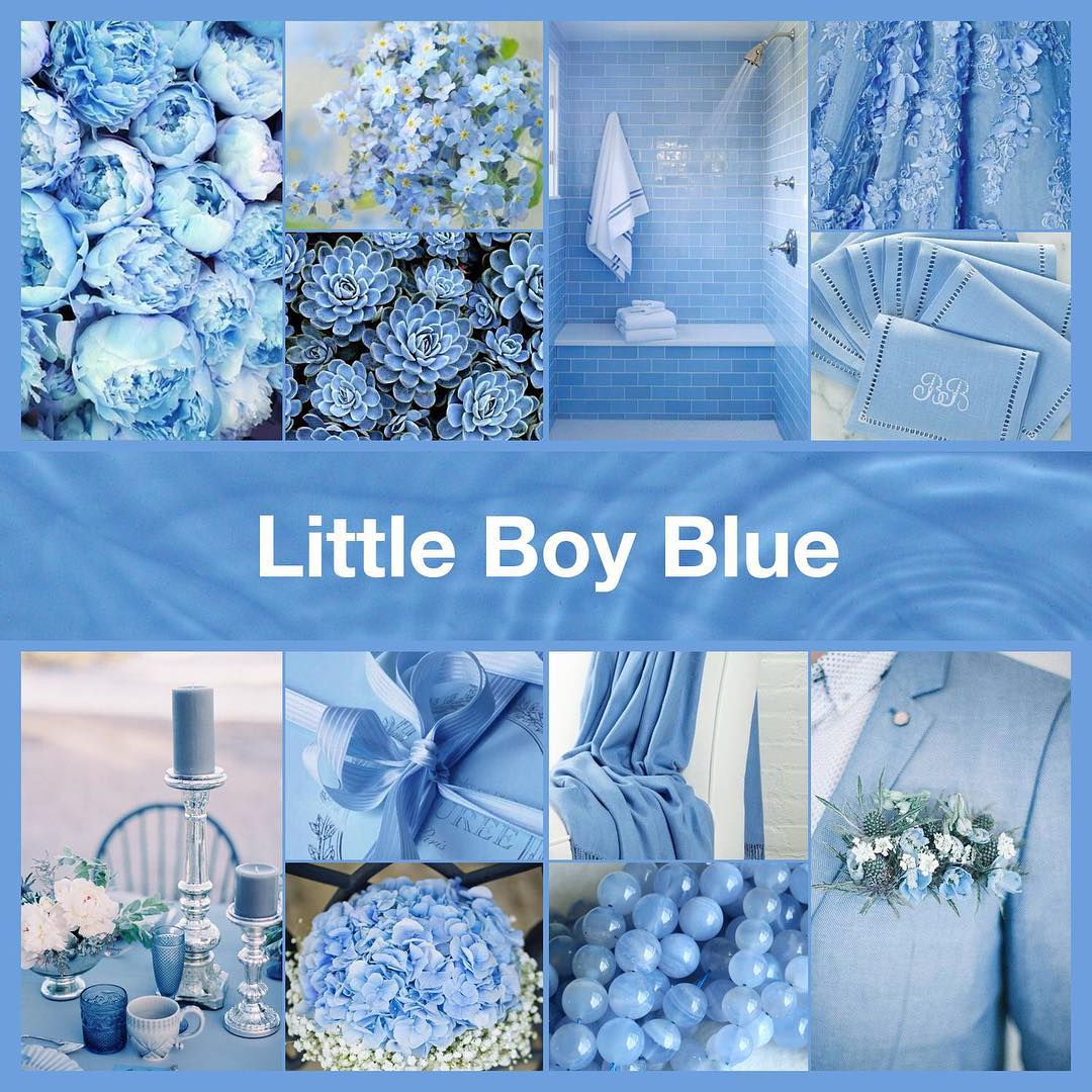 Little Boy Blue inspirational collage by thenailpolishhoarder
