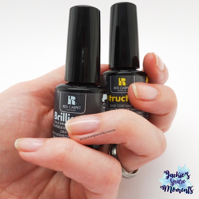 SOG gel base with Red Carpet Manicure Structure and Brilliance