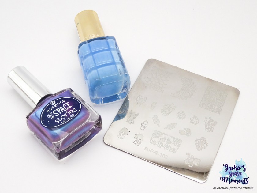 essence out of space stories 08 guardians of the unicorn, L'Oreal 671 Monsieur Bleu, Dashica SdP-102