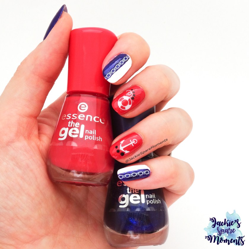 nautical nail art for #wirlackierendenSommerbunt
