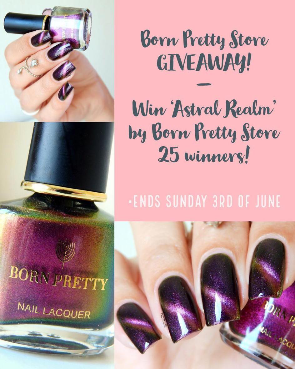 Nailtalk giveaway with BornPretty announcement