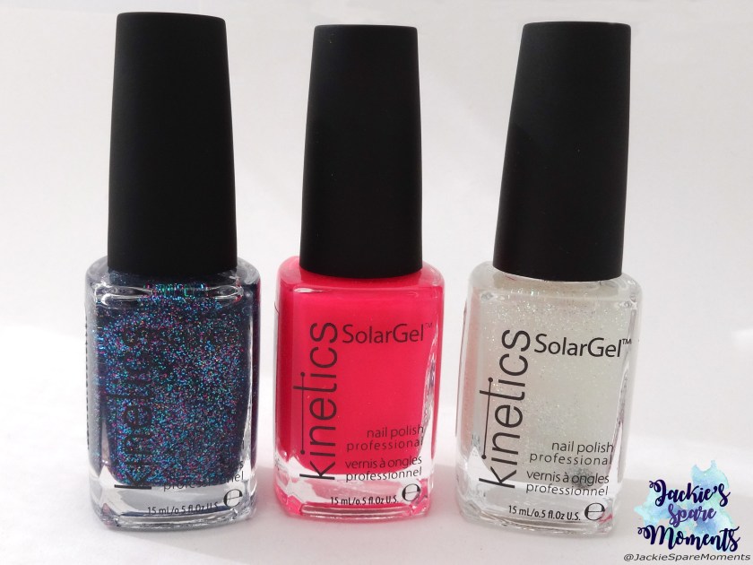 Kinetics Glitter Storm, Kinetics Raspberry Mojito, Kinetics Silver Fairy Dust