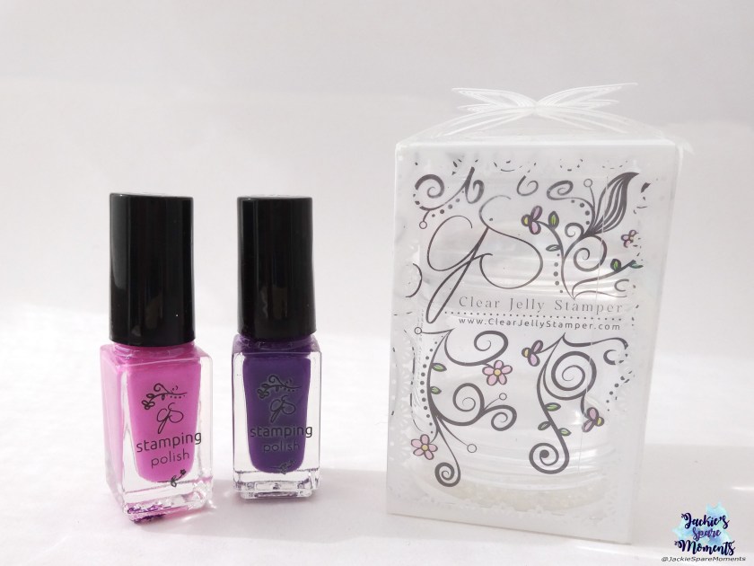 Clear Jelly Stamper, CJS stamping polish 016 and 019
