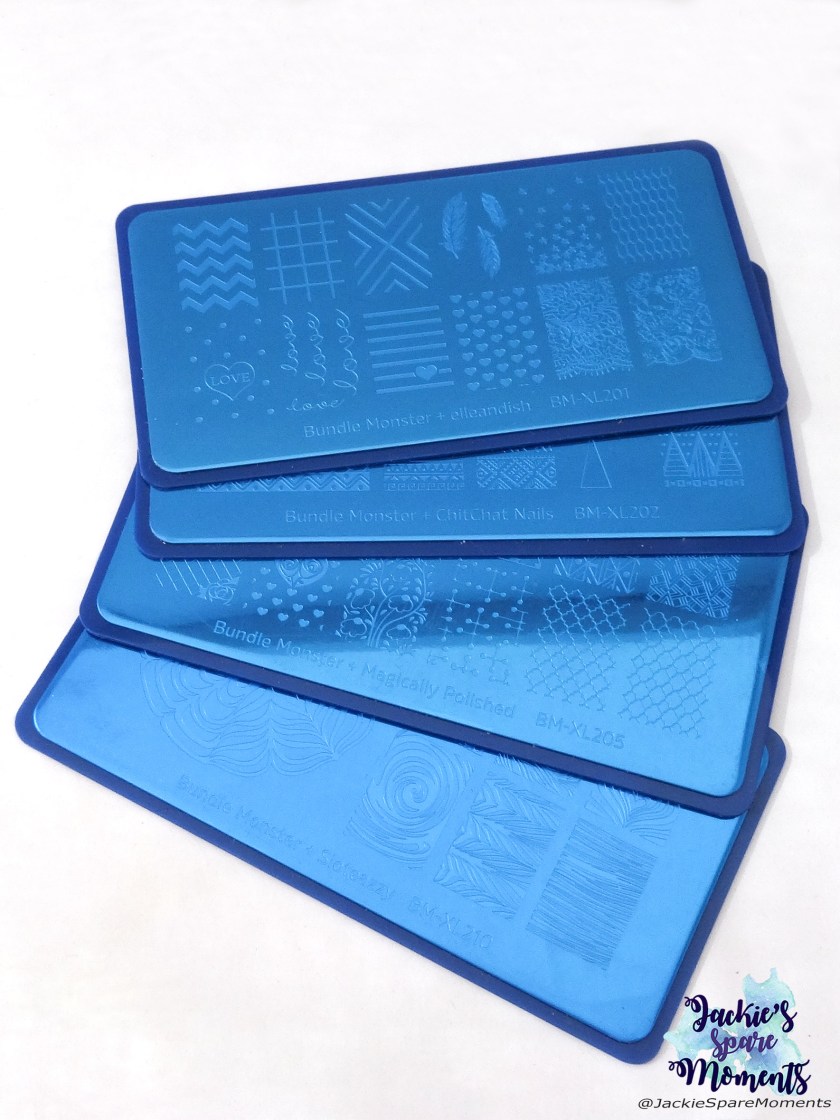 BundleMonster / Maniology collab stamping plates 201, 202, 205, 210