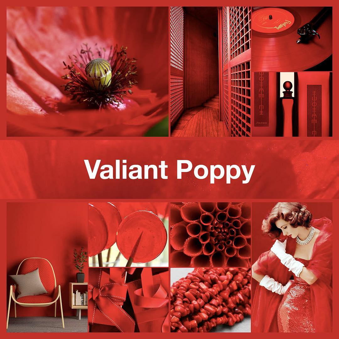 Inspirational collage Valiant Poppy by @TheNailPolishHoarder
