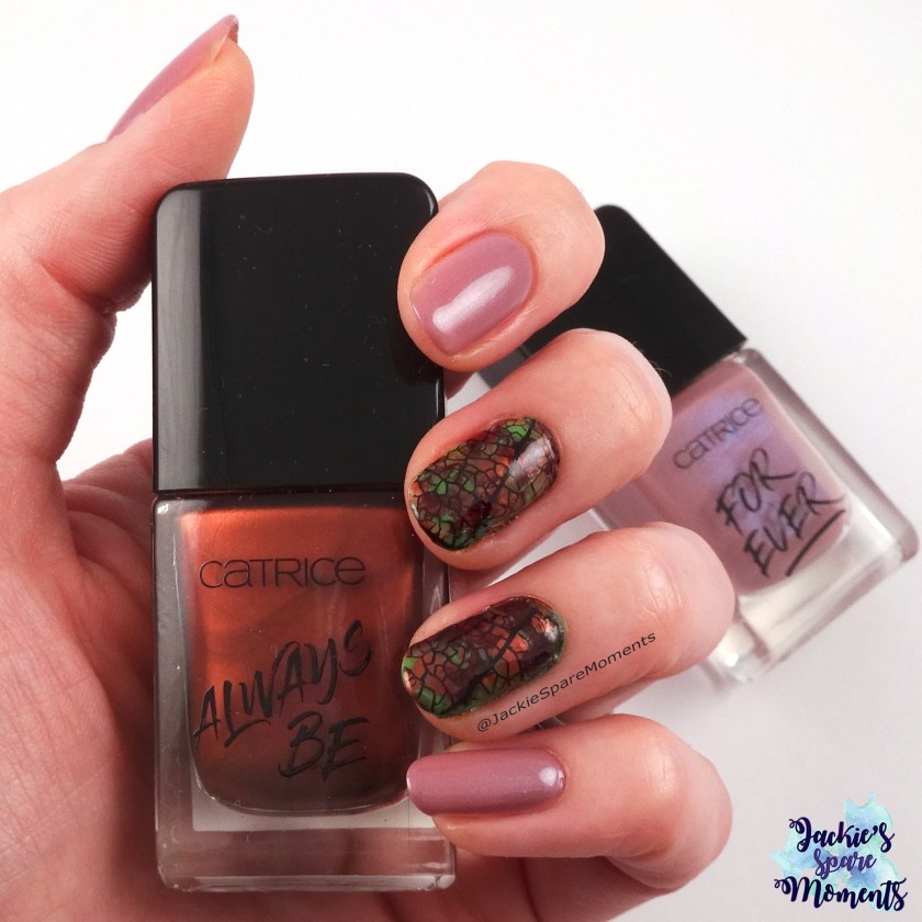 Autumn of fall manicure with Catrice ICONails 58 Good Nails Only and 63 Early Mornings, Big Shirt, Perfect Nails