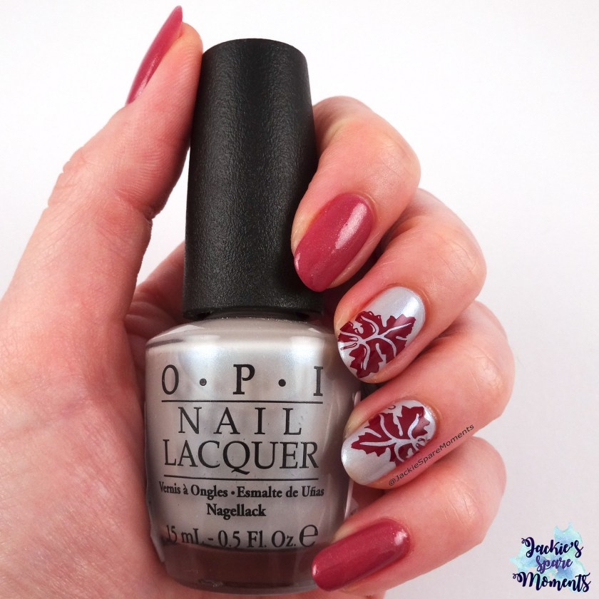 Autumn / fall manicure with OPI Give me the moon!