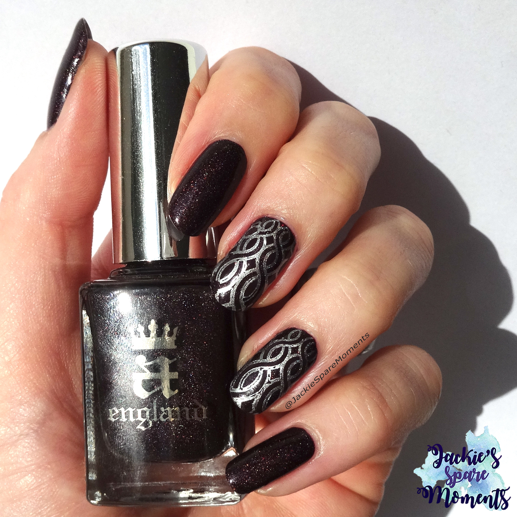 A little nail art with A-England In Robe and Crown