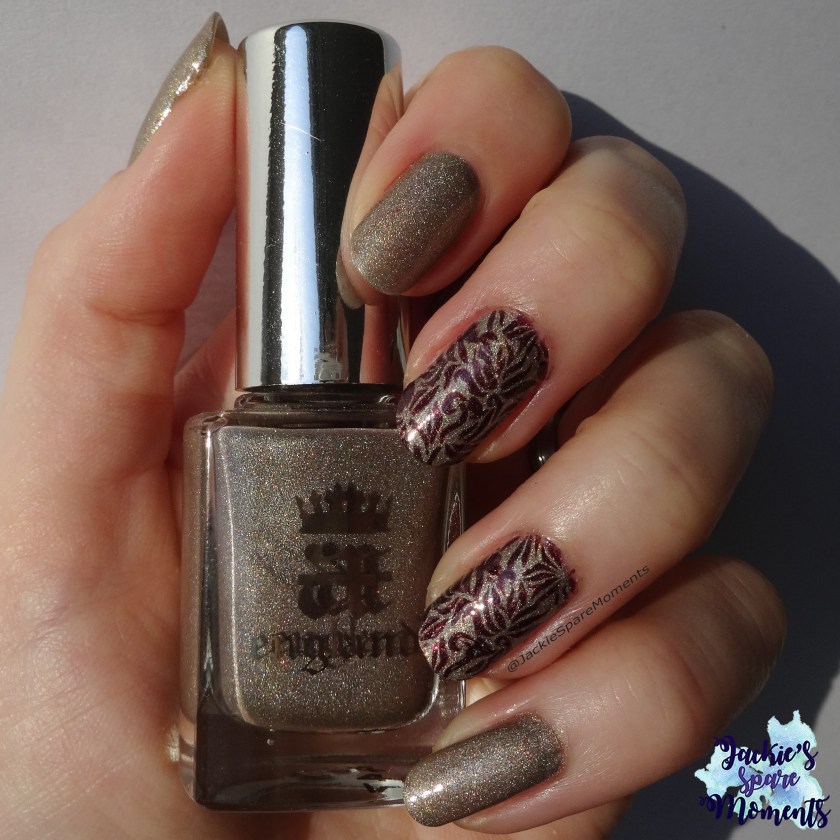 Christmas nails with A-England Katherine of Aragon