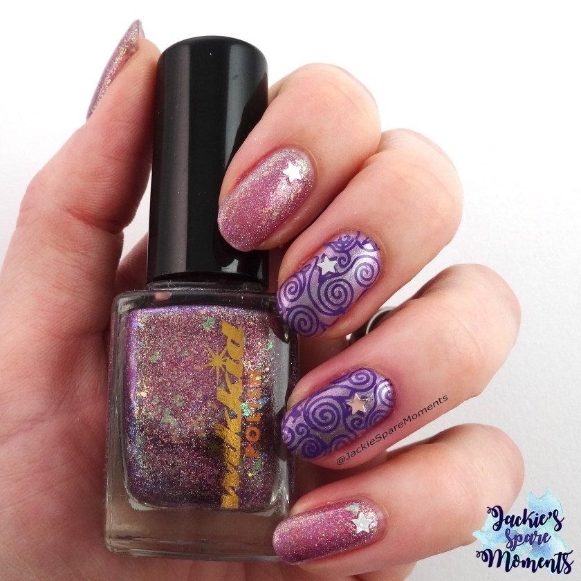 Christmas nails 2018 with Wikkid polish I'm a magpie for pretties