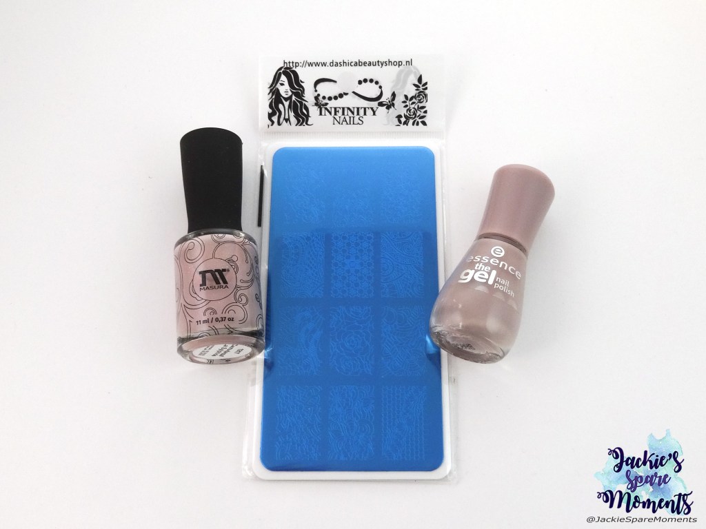 Masura 1217 La Sylphide, Dashica Infinity Nails 174, essence 99 tip top taupe