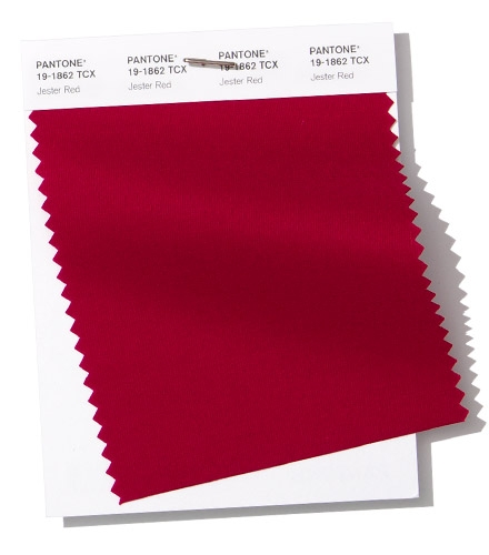 Pantone swatch Jester Red