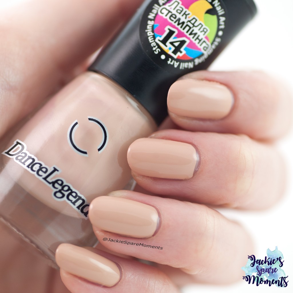 DanceLegend Stamping Polish Beige as Pantone Soy Bean