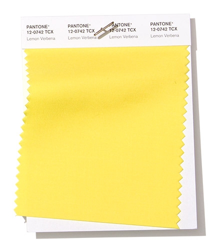 Pantone Swatch Lemon Verbena