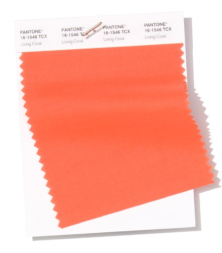 Pantone Swatch Living Coral