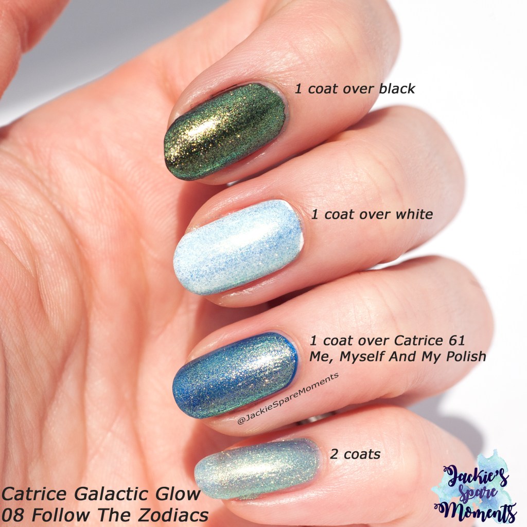 Swatches of Catrice Galactic Glow 08 Follow The Zodiacs