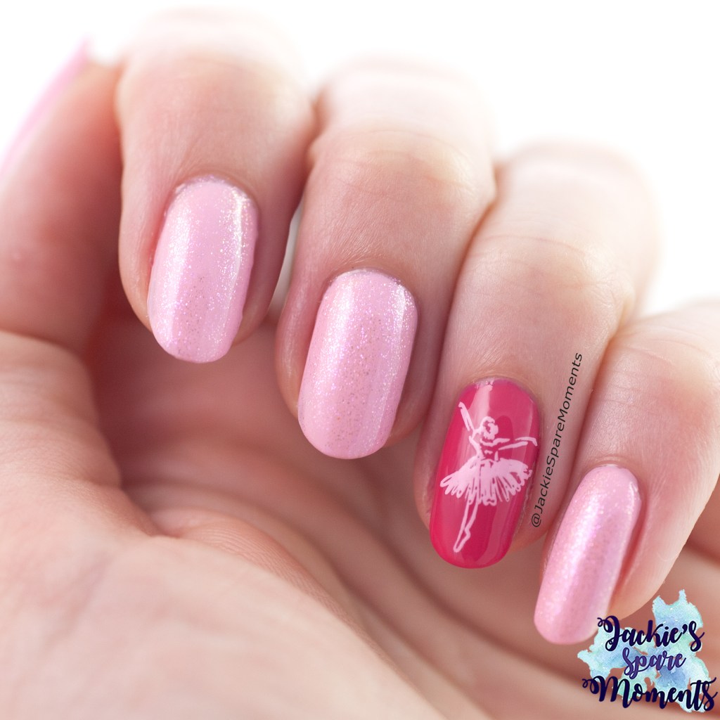 Ballerina nail art version 2