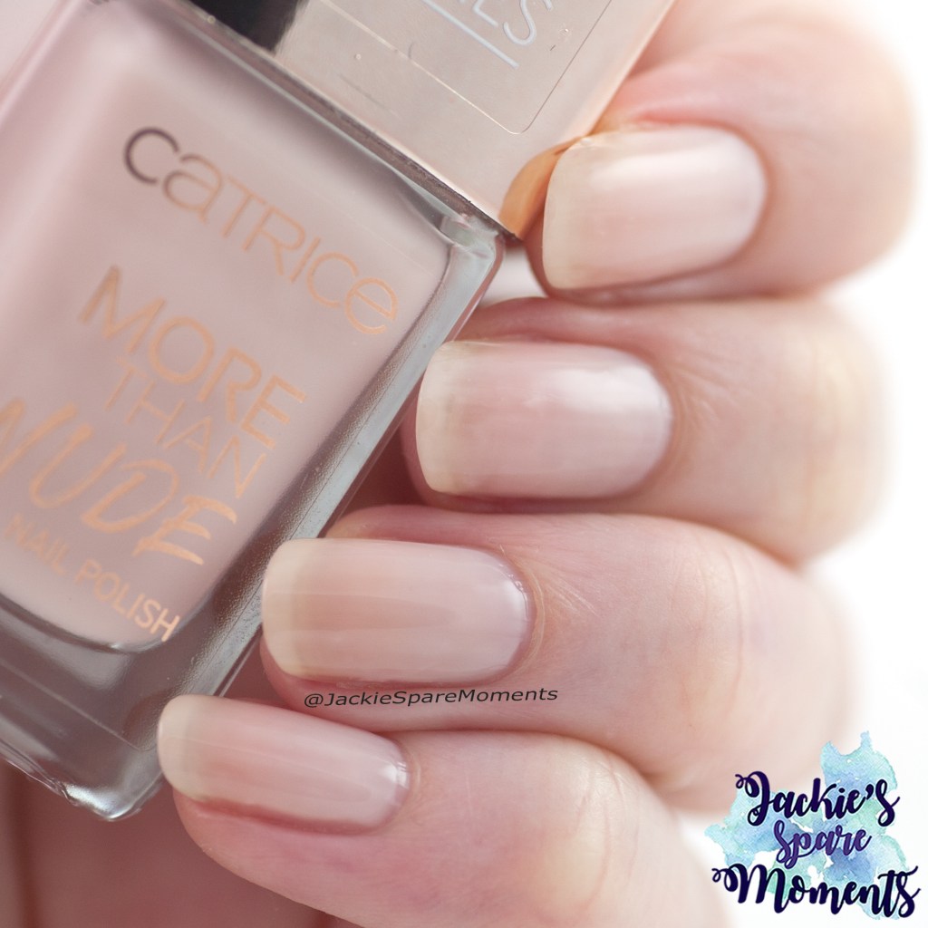 Nail polish swatch Catrice More Than Nude nail polish 06 Roses Are Rosy