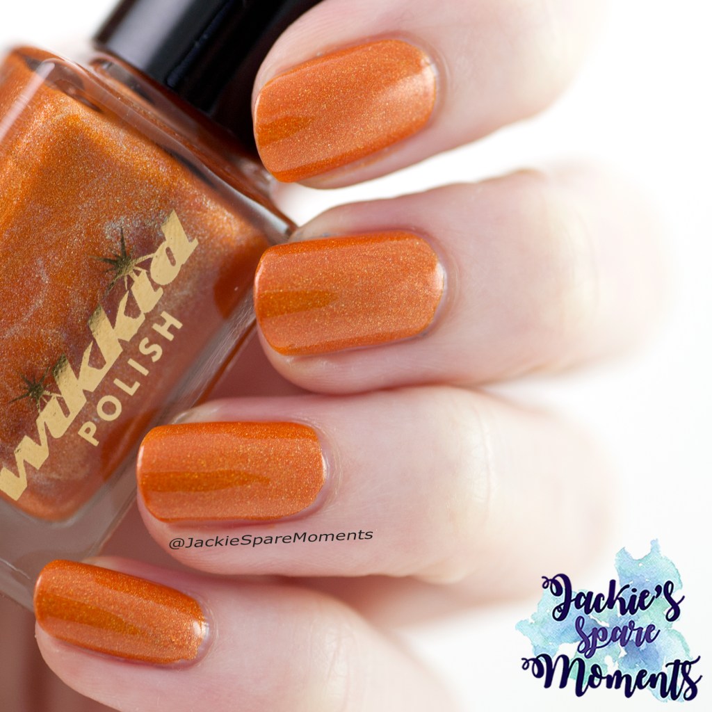 Wikkid polish Tangerine (indirect light)