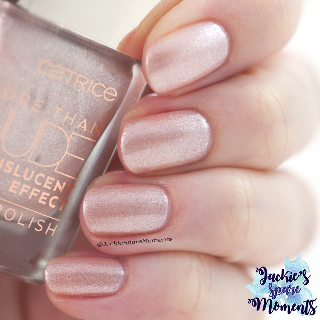 Catrice More Than Nude Translucent Effect nail polish 02 Glitter Is The Answer