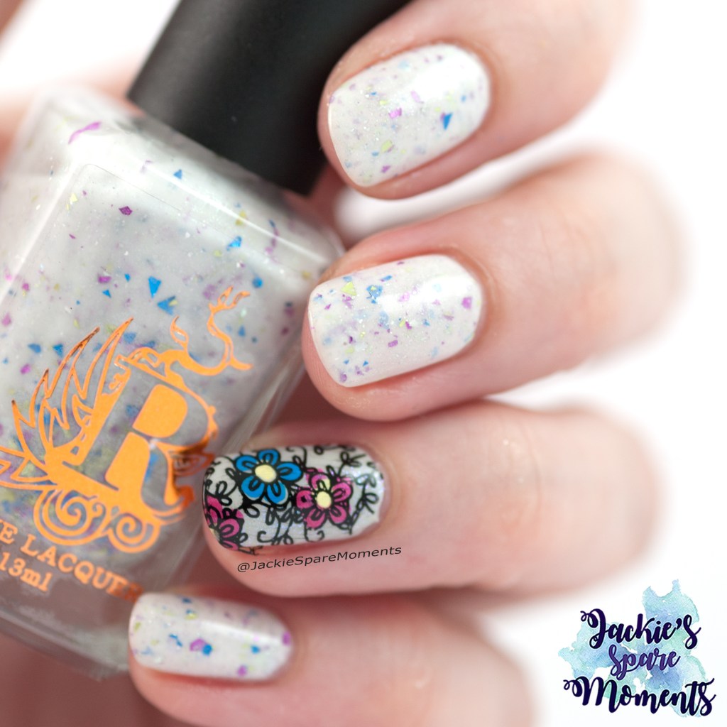 Rogue Lacquer Bright Sunshine Day with accent nail