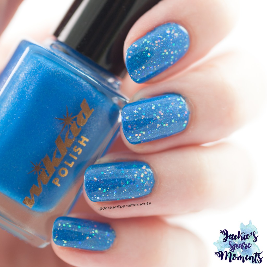 Wikkid polish Dodge 'em with OPI Better Be Blue