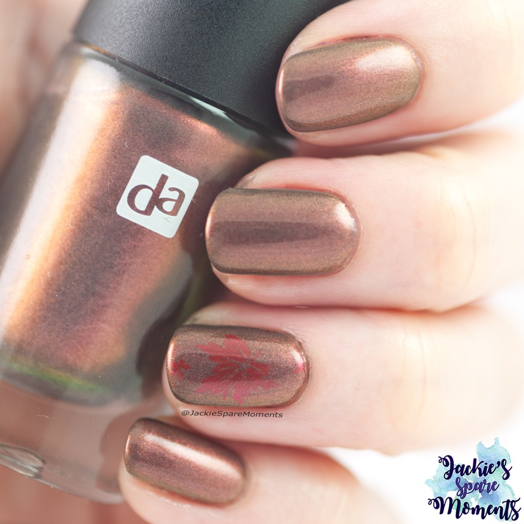 DA nail polish 092 Volcanic Fire