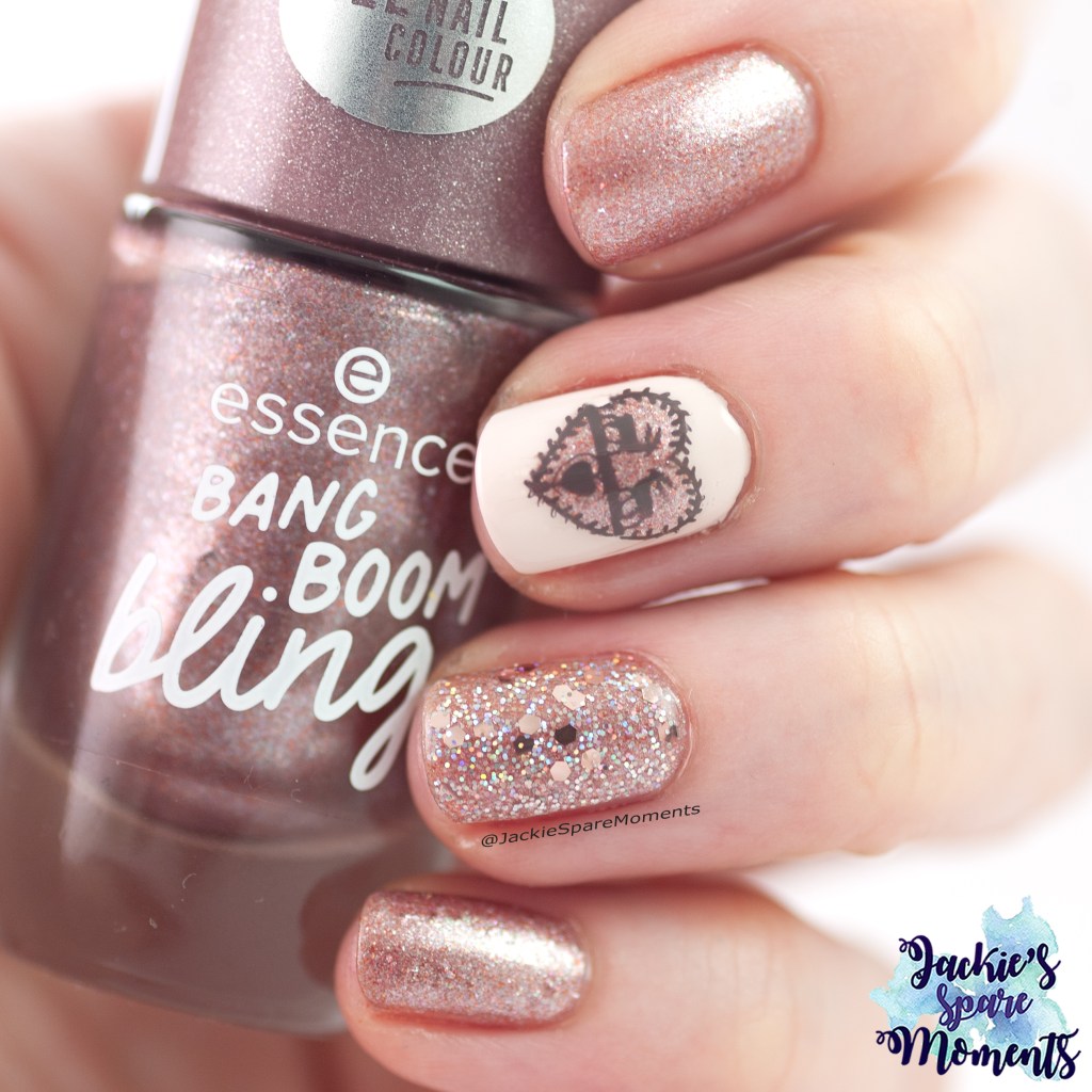 Essence 11 Bang boom bling, Catrice C01 True Blossom, Rimmel London 019 Disco Diva