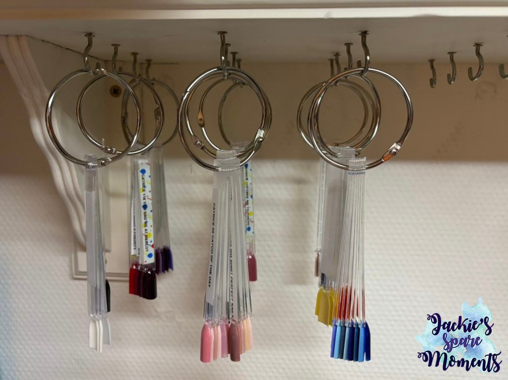 First swatches on swatch sticks