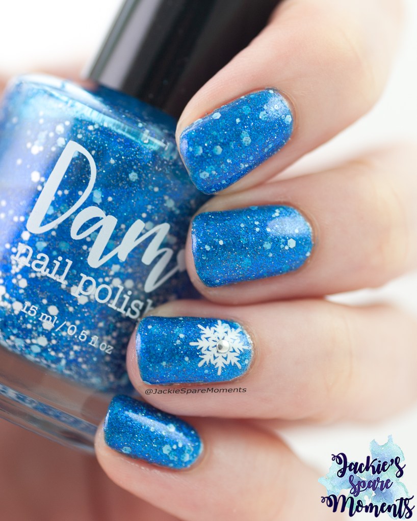 Winter manicure with Dam nail polish Un-brr-lieveable 