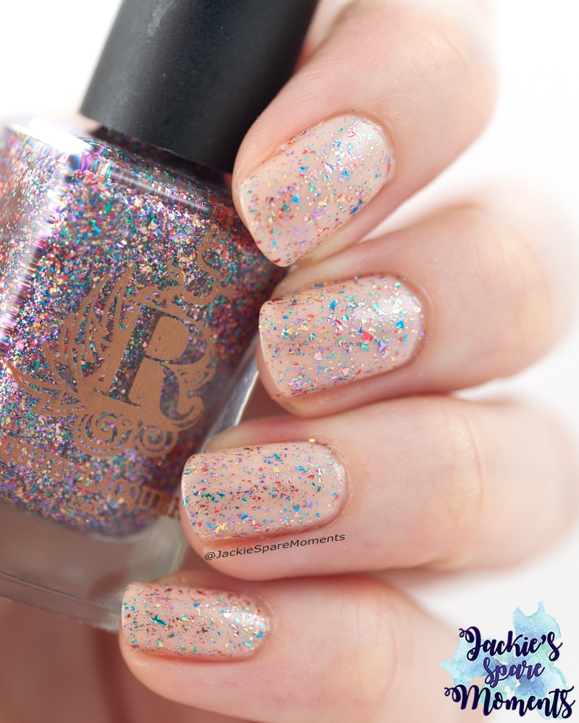 Catrice MTN 06 Roses are rosy as base for Rogue Lacquer Kaleidoscope 