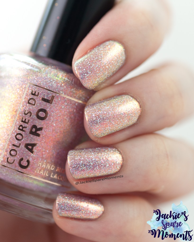 shimmer nagellak met holografische flakes