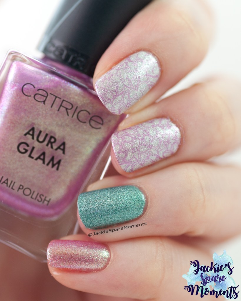 Spring manicure with Catrice Aura glam 030 Fairy Dust