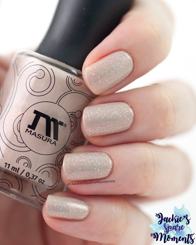 Project nail polish 2026 Masura Jasmine honey topped with Catrice Prism universe